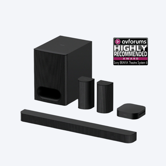 Sony | BRAVIA Theatre System 6 | 5.1ch Home Theatre System | 1000 W total power output | Dolby Atmos®/DTS:X® | 2025 Model