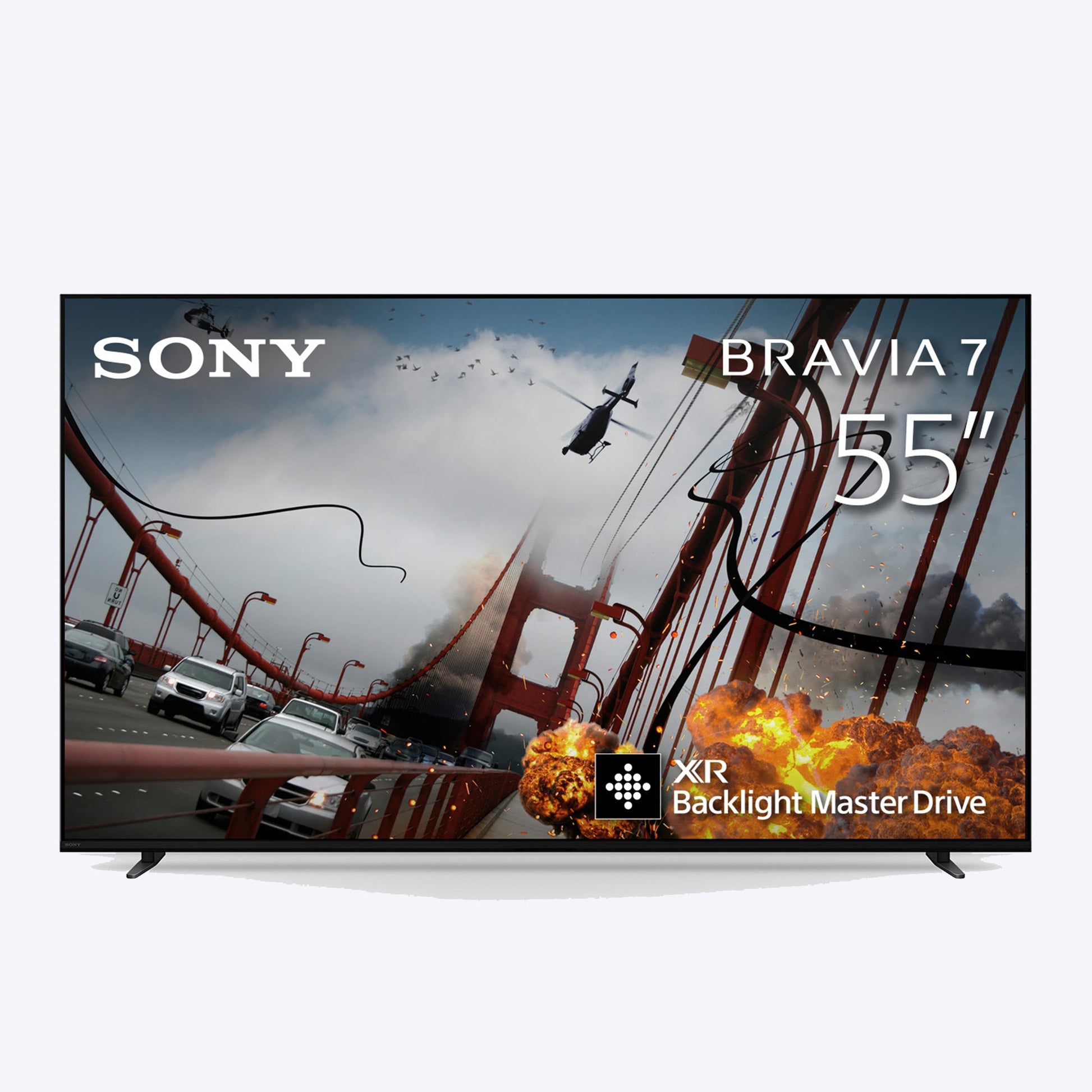 Sony | BRAVIA 7| 55 Inch |XR BACKLIGHT MASTER DRIVE TV | Perfectly balanced for movies, PS5 gaming & sports|4K HDR Smart TV (Google TV) | 2024 Model