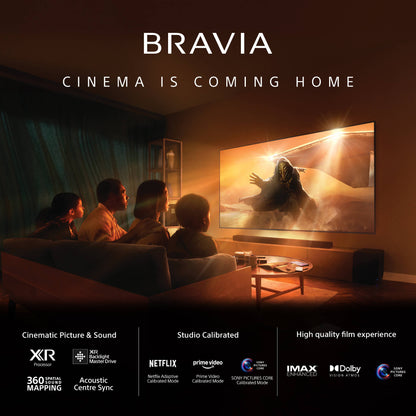 سوني | BRAVIA 5 | ‏55 بوصة | ‏XR Processor | ‏Mini LED | ‏4K بوضوح عالٍ فائق | نطاق ديناميكي عالٍ (HDR) | تلفزيون ذكي (Google TV)