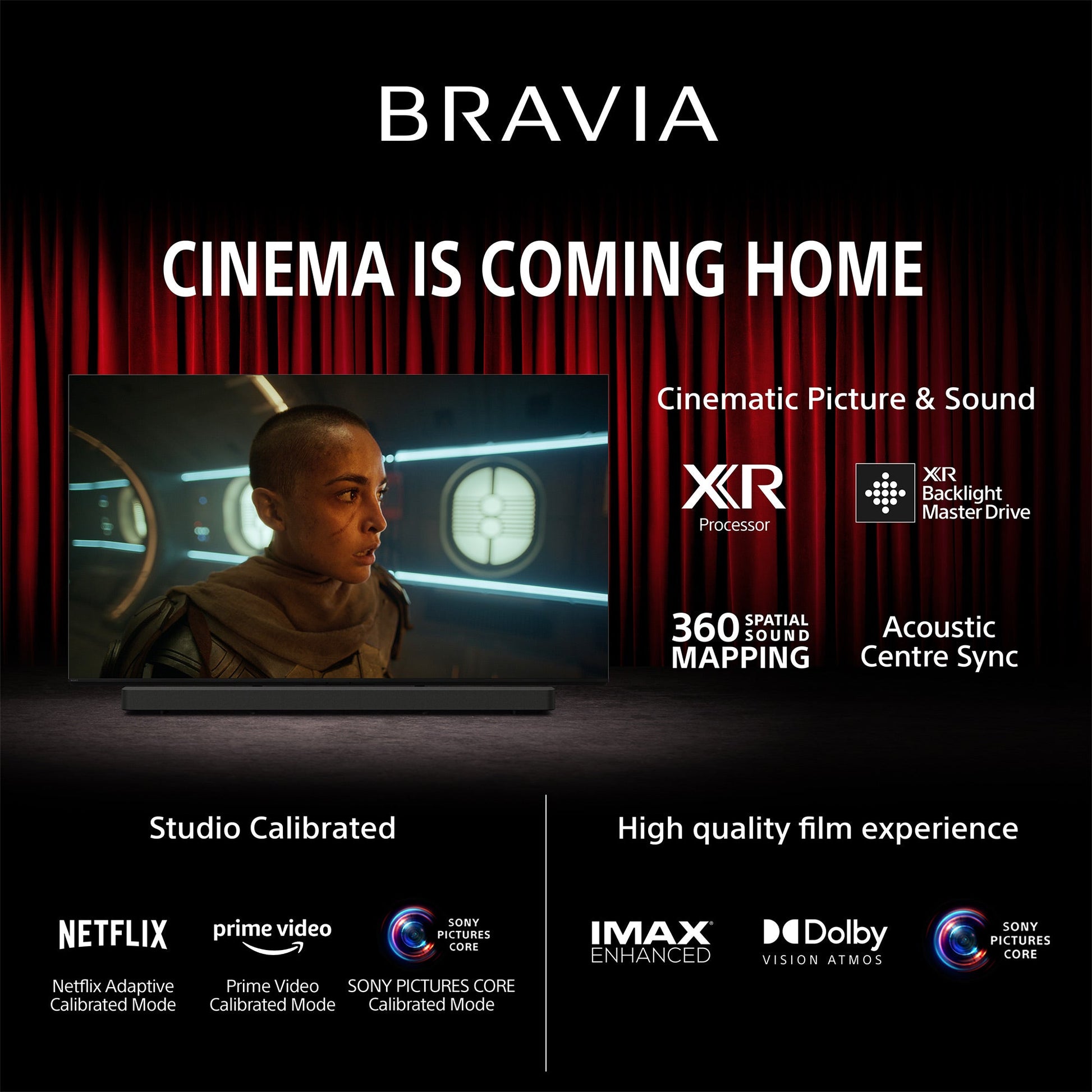 Sony | BRAVIA 7| 55 Inch |XR BACKLIGHT MASTER DRIVE TV | Perfectly balanced for movies, PS5 gaming & sports|4K HDR Smart TV (Google TV) | 2024 Model