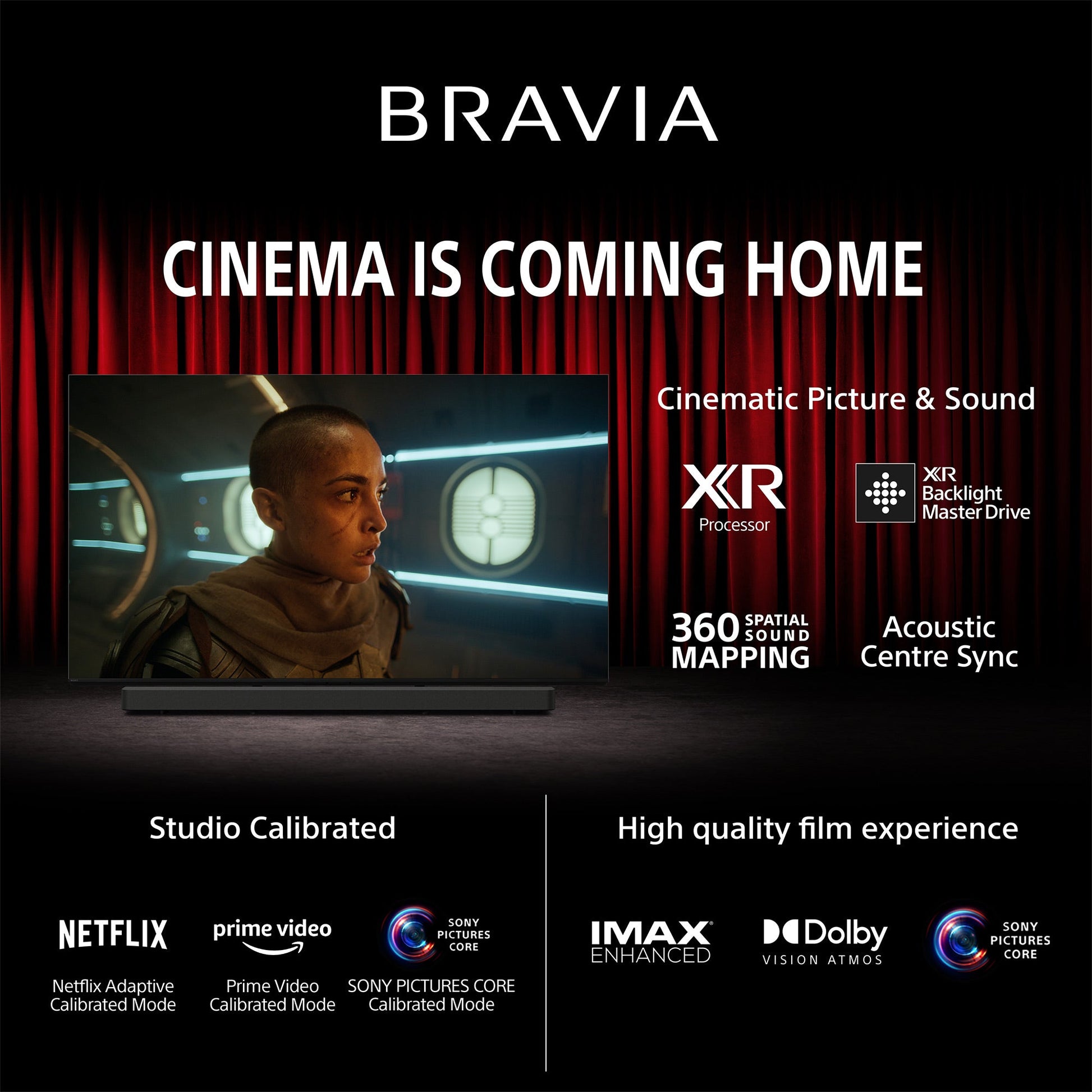 Sony | BRAVIA 9| 85 Inch |XR BACKLIGHT MASTER DRIVE TV with High Peak Luminance | Our brightest TV ever for ultimate cinema, sports & PS5 gaming |4K HDR Smart TV (Google TV) | 2024 Model