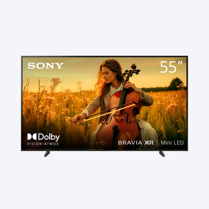 سوني | BRAVIA 5 | ‏55 بوصة | ‏XR Processor | ‏Mini LED | ‏4K بوضوح عالٍ فائق | نطاق ديناميكي عالٍ (HDR) | تلفزيون ذكي (Google TV)