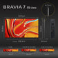 Sony | BRAVIA 7| 55 Inch |XR BACKLIGHT MASTER DRIVE TV | Perfectly balanced for movies, PS5 gaming & sports|4K HDR Smart TV (Google TV) | 2024 Model