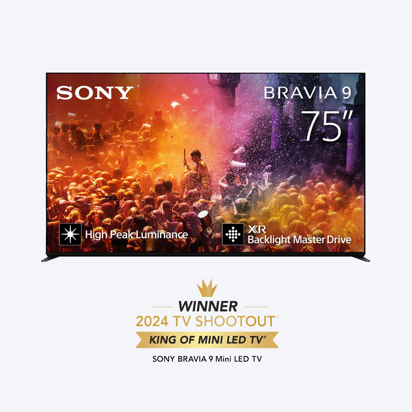 Sony | BRAVIA 9 | 75 Inch | XR BACKLIGHT MASTER DRIVE TV with High Peak Luminance | Our brightest TV ever for ultimate cinema, sports & PS5 gaming | 4K HDR Smart TV (Google TV) | 2024 Model