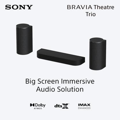 Sony BRAVIA Theatre Trio, Flagship Three-Piece Theatre System, Surround Sound by Dolby Atmos®/DTS:X®, 360 Spatial Sound Mapping, 2026 Model