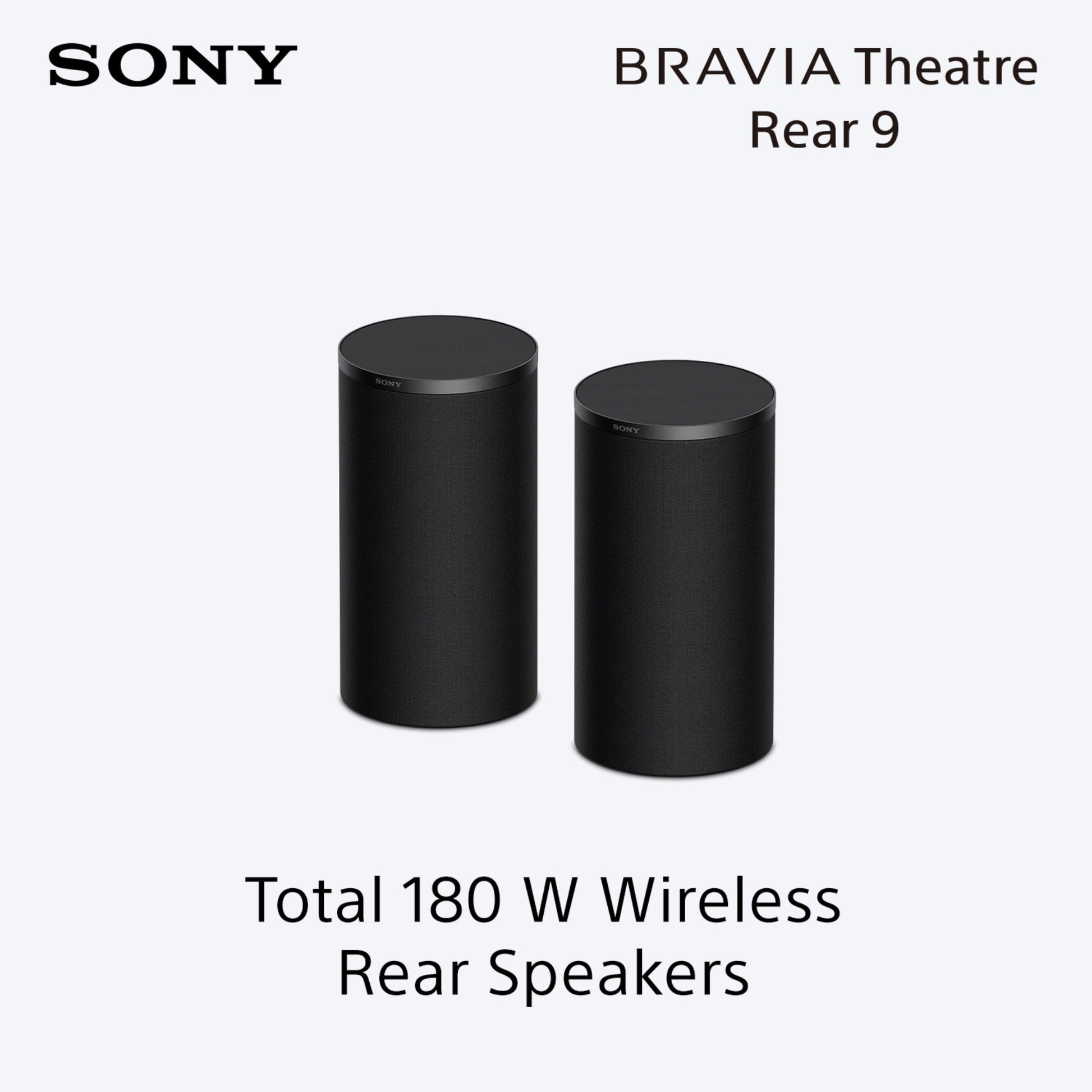 Sony BRAVIA Theatre Rear 9, 200 W Wireless Rear Speakers for Sound bar/ Home Theater Sound System, 2026 Model