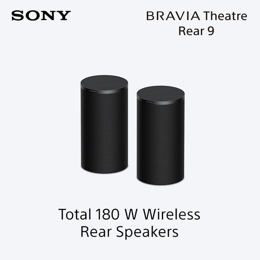 Sony BRAVIA Theatre Rear 9, 200 W Wireless Rear Speakers for Sound bar/ Home Theater Sound System, 2026 Model