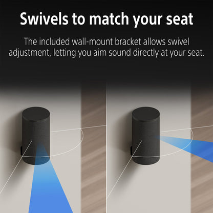 Sony BRAVIA Theatre Rear 9, 200 W Wireless Rear Speakers for Sound bar/ Home Theater Sound System, 2026 Model