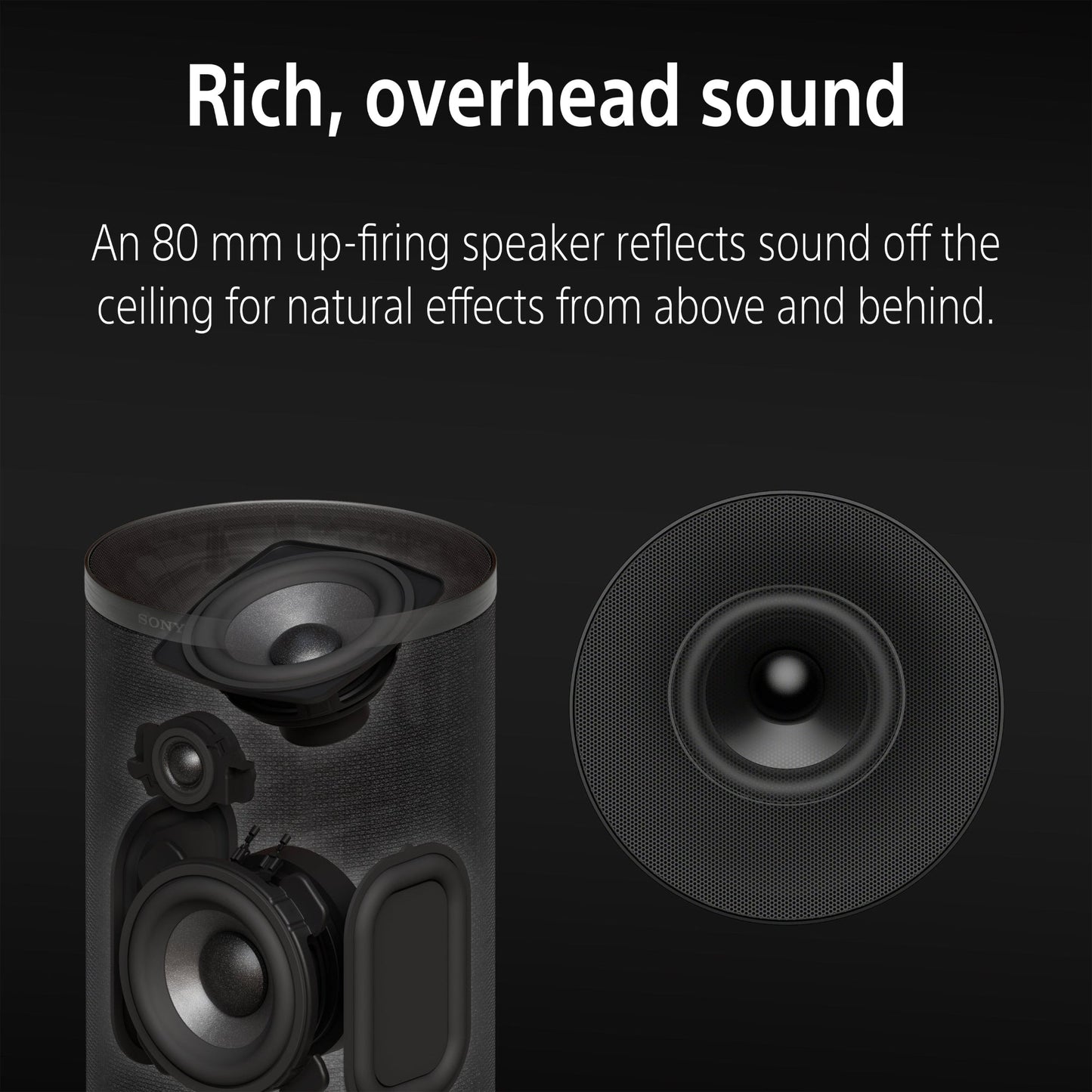 Sony BRAVIA Theatre Rear 9, 200 W Wireless Rear Speakers for Sound bar/ Home Theater Sound System, 2026 Model